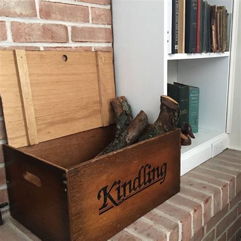 kindling storage boxes